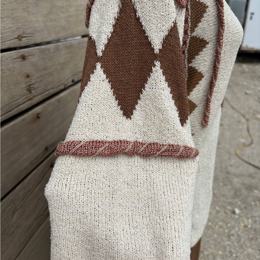 Vintage Ms. Ripps Knit Set by Elisabeth Duceau – 2 Piece Southwest Style - Picture 5 of 13